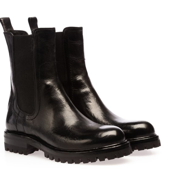 Ducanero Black Washed Chelsea Boot - Picture 3 of 6